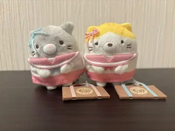 스미코구라시 학원 고양이 형제 토라 그레이 손바닥 봉제 인형