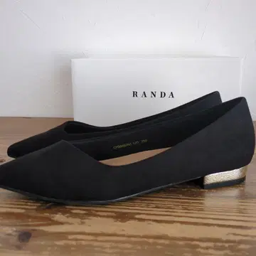 RANDA 블랙 스틸레토 펌프스 25cm