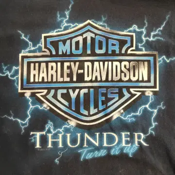 Harley-Davidson Thunder 티셔츠 XL