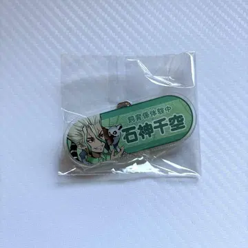 Dr.STONE 닥터 스톤 이시가미 센쿠 토부 동물 공원 아크릴 배지