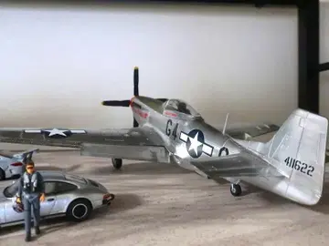 탑건 매버릭에도 등장 1/72 머스탱 P51 페인팅 완료 완성품