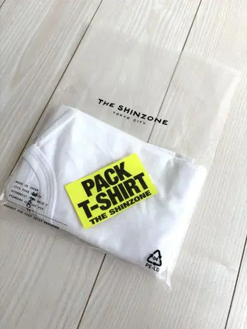 THE SHINZONE 티셔츠 화이트 한 장 새상품