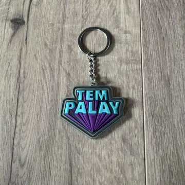 Tempalay Logo Rubber Key chain Black