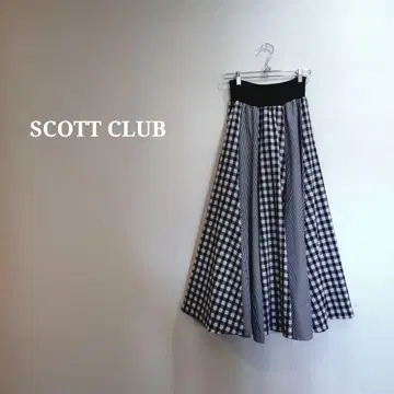 [ SCOTT CLUB ] 스콧 클럽*패치워크 스커트*야마다야
