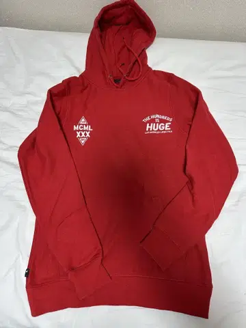 THE HUNDREDS 레드 후드티