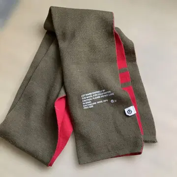 울 100% 스트라이프 머플러 프리 사이즈