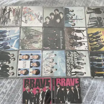 아라시 CD 싱글 묶음 판매 17장 세트 오비 포함 다수