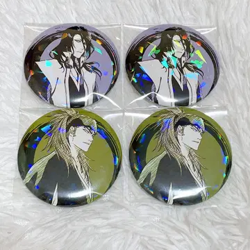 BLEACH 쿠치키 바쿠야 아바라이 렌지 캔뱃지 4개