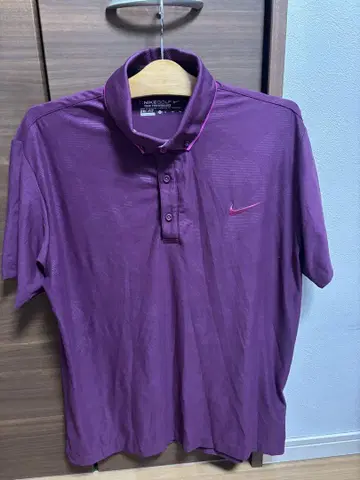 나이키 골프 Nike DRI-FIT 퍼플 셔츠 XL