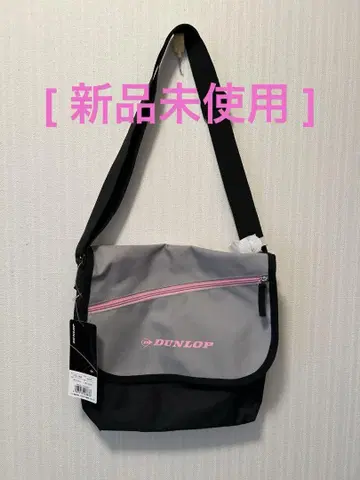 [미사용 새상품] DUNLOP 숄더백 + 사코슈 그레이/블랙
