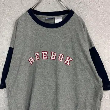 REEBOK 리복 링거넥 반팔 티셔츠 구제 의류 XL