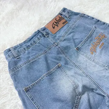 Widge Boy over dye double knee denim