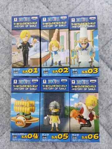 원피스 월드 컬렉션 HISTORY OF SANJI 미개봉 새상품 컴플리트