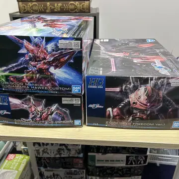 HG 건담 프라모델 3세트 SEED FREEDOM
