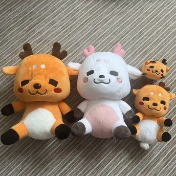 나라 한정 시카마로군 시로 봉제 인형 3체 세트