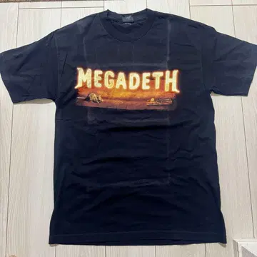 MEGADETH 티셔츠 1999년 블랙