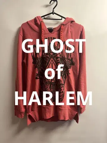 GHOST of HARLEM 고스트 오브 할렘 프린트 후드티 y2k
