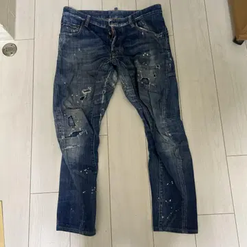 Dsquared2 얇은 소재 데님 스트레치 팬츠
