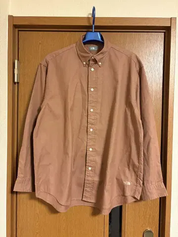 THE NORTH FACE NR12450 브라운 버튼다운 셔츠