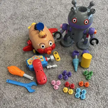 호빵맨 조립 DIY 나사나사 호빵맨과 나사나사 짤랑이 DX