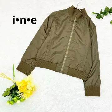 새상품급 i n e 인에 여성용 블루종 MA-1 M 카키