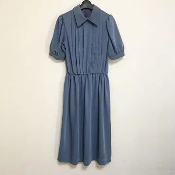레어 LEBECCA boutique 플리츠 원피스 파랑 F 블루
