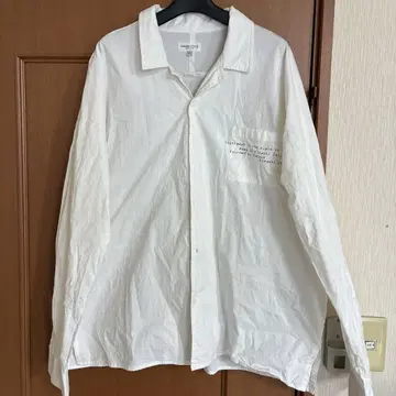 KINASHI CYCLE 화이트 긴팔 셔츠 XL
