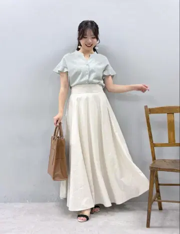 면마 하이웨스트 서큘러 스커트 / naturalcouture