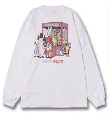 vaultroom VR x LAPKARU L/S TEE / WHITE