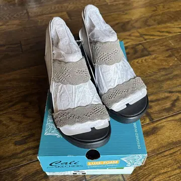 SKECHERS Vegan 119601 샌들 22 cm 새상품