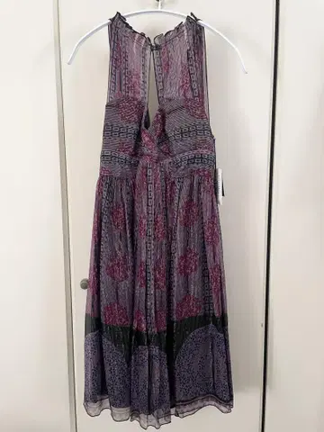 Anna Sui 미디 기장 실크 드레스