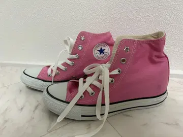 Converse 핑크 하이컷 스니커즈
