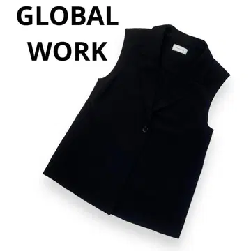 GLOBAL WORK 글로벌 워크 베스트 블랙 프리 사이즈