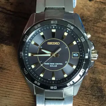 SEIKO 7B42-0AH0 TITANIUM 방수 솔라 남성용 손목시계