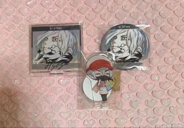 Dr.STONE 효우가 캔뱃지 아크릴 스탠드 애니아트 마리온 크레이프