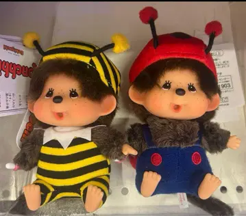 미사용 새상품 무당벌레 꿀벌 봉제 인형 몬치치 세키구치 초레어