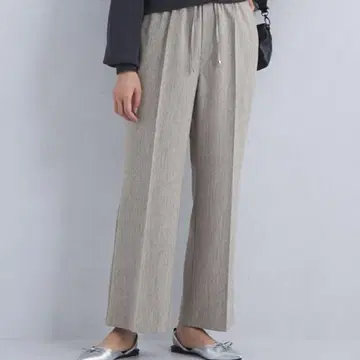 그린 라벨 릴랙싱 가을 니하이 플레어 팬츠 새상품 내추럴