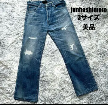 junhashimoto 데미지 가공 데님 팬츠 3 사이즈