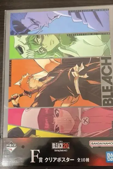 BLEACH F상 클리어 포스터 릴카 이치고 네리엘 그림죠