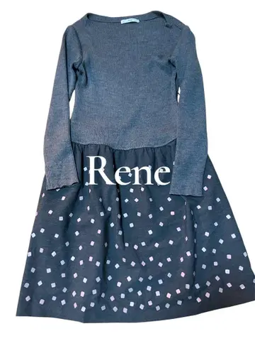 Rene 긴팔 무릎 기장 원피스