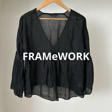 FRAMeWORK 프레임워크 린넨 리오셀 블라우스