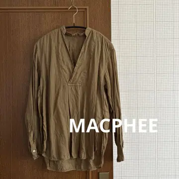 마카피 라미 린넨 셔츠 브라운