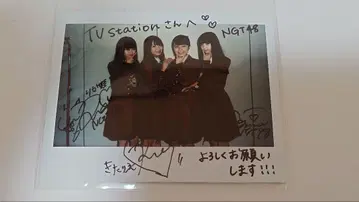 NGT48 키타하라 리에, 나카이 리카 외 사인 포함 와이드 폴라로이드