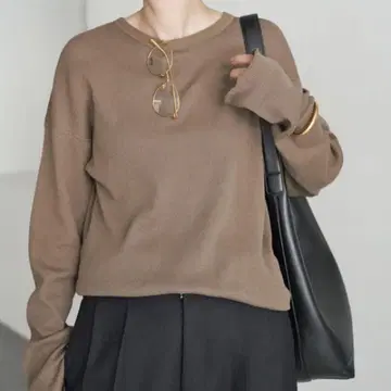 새상품급 두지엠 클라세 현행 코튼 캐시미어 와플 풀오버