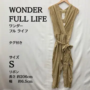 택 포함 새상품 WONDER FULL LIFE 베이지 살로펫 S