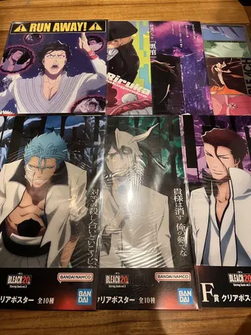 제일복권 BLEACH 20th F상 클리어 포스터 7종
