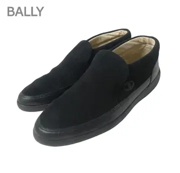 새상품급 BALLY 스웨이드 로고 로우컷 스니커즈 슬립온