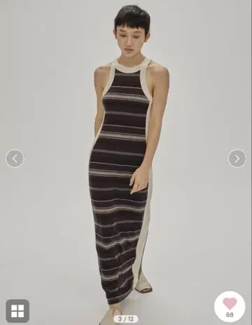 todayful Jacquard Border Dress