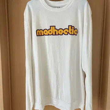 madhectic XL 화이트 롱 슬리브 T셔츠