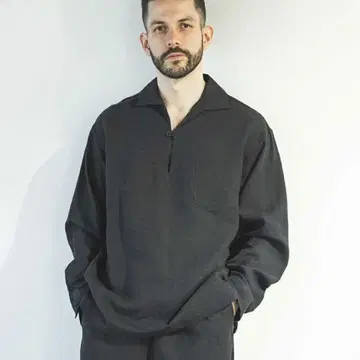 MROLIVE 미스터 올리브 SILKY LINEN 카프리 셔츠